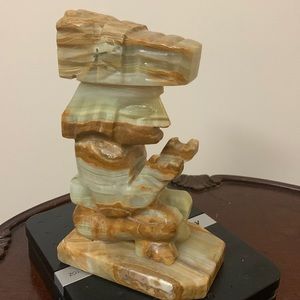 Green Onyx Tiki God #1